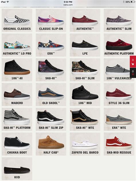 different vans shoes|all vans shoes models.